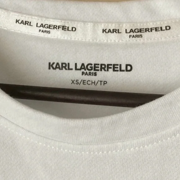 Karl Lagerfeld Monochrome Logo Sweatshirt - Picture 4 of 4
